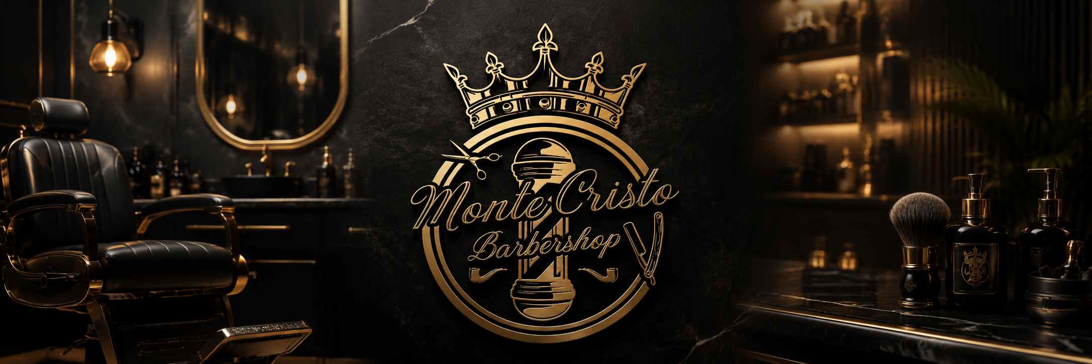 Logo de MONTECRISTO BARBER SHOP